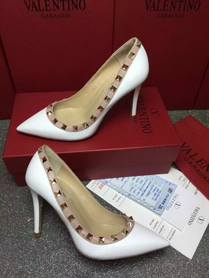 Valentino Shallow mouth stiletto heel Shoes Women--006